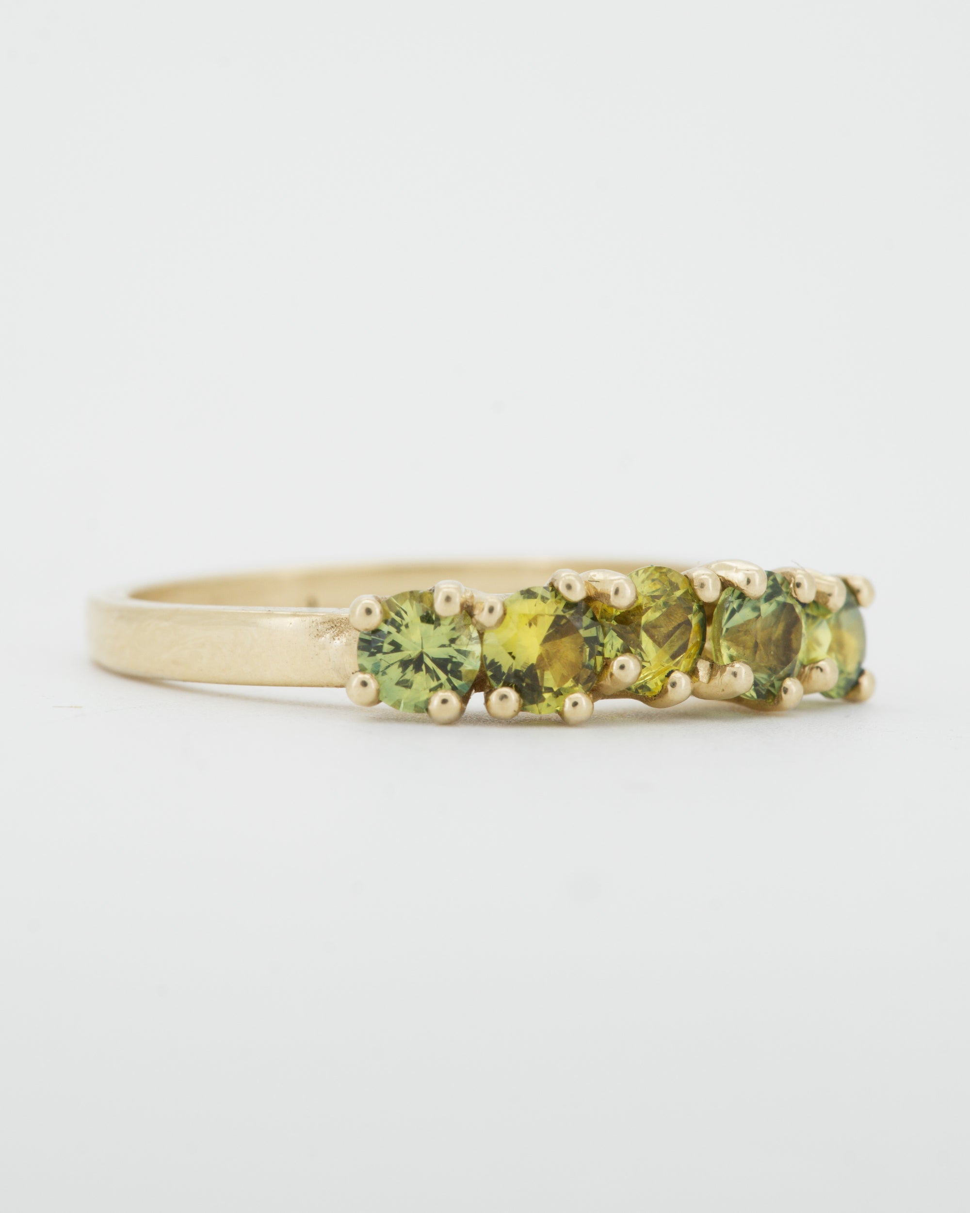 Yellow Sapphires + 9ct Yellow Gold