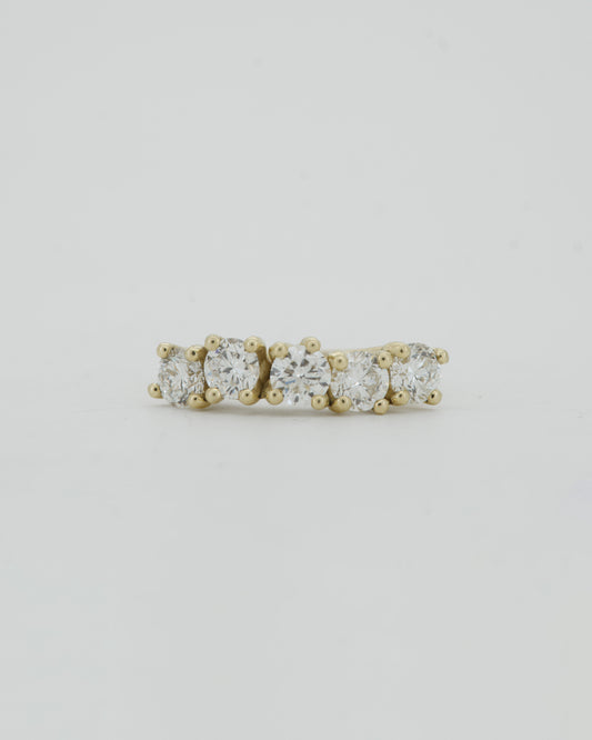 diamonds + solid gold