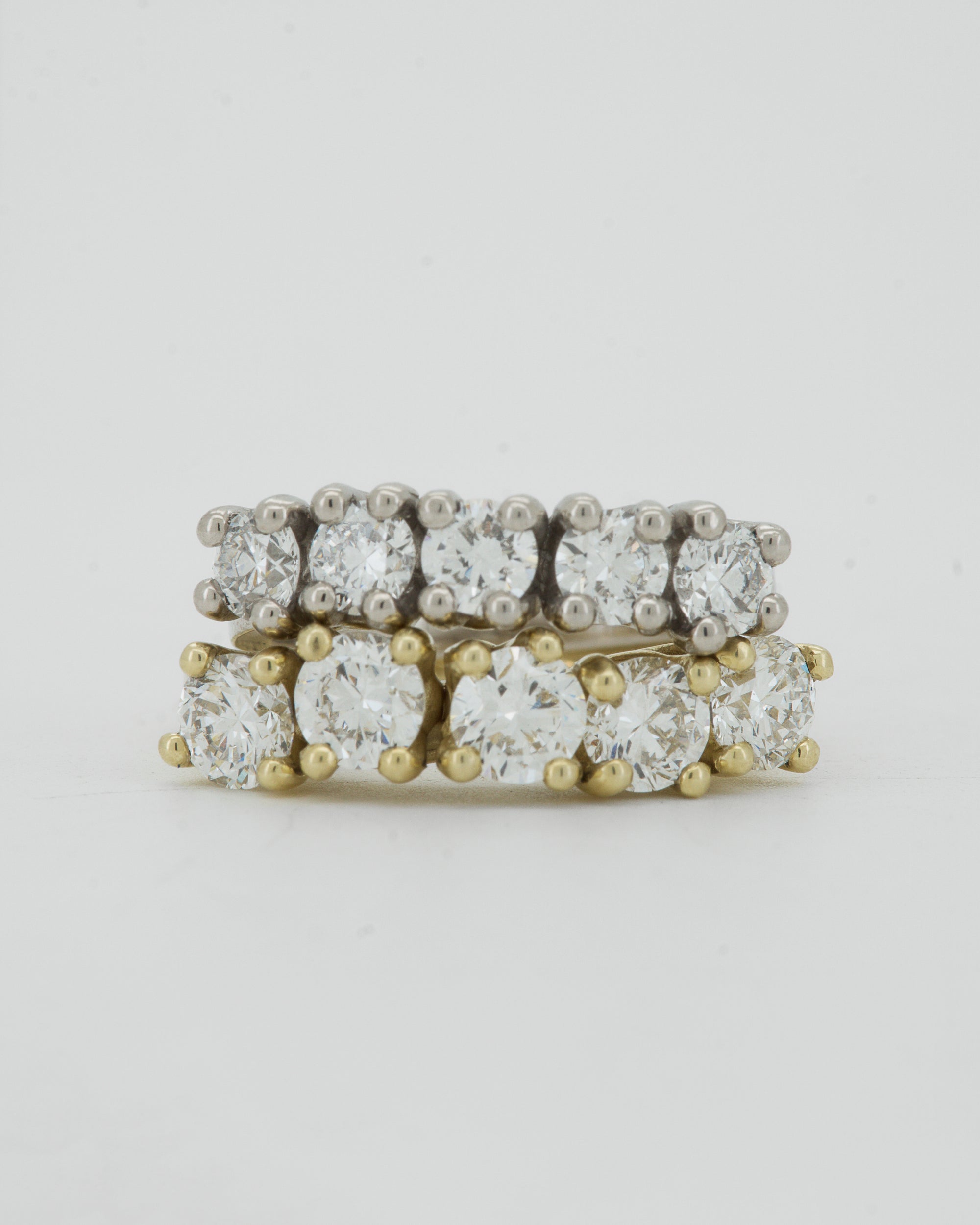 diamonds + metal of your choice