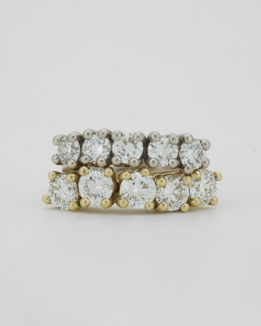 diamonds + metal of your choice