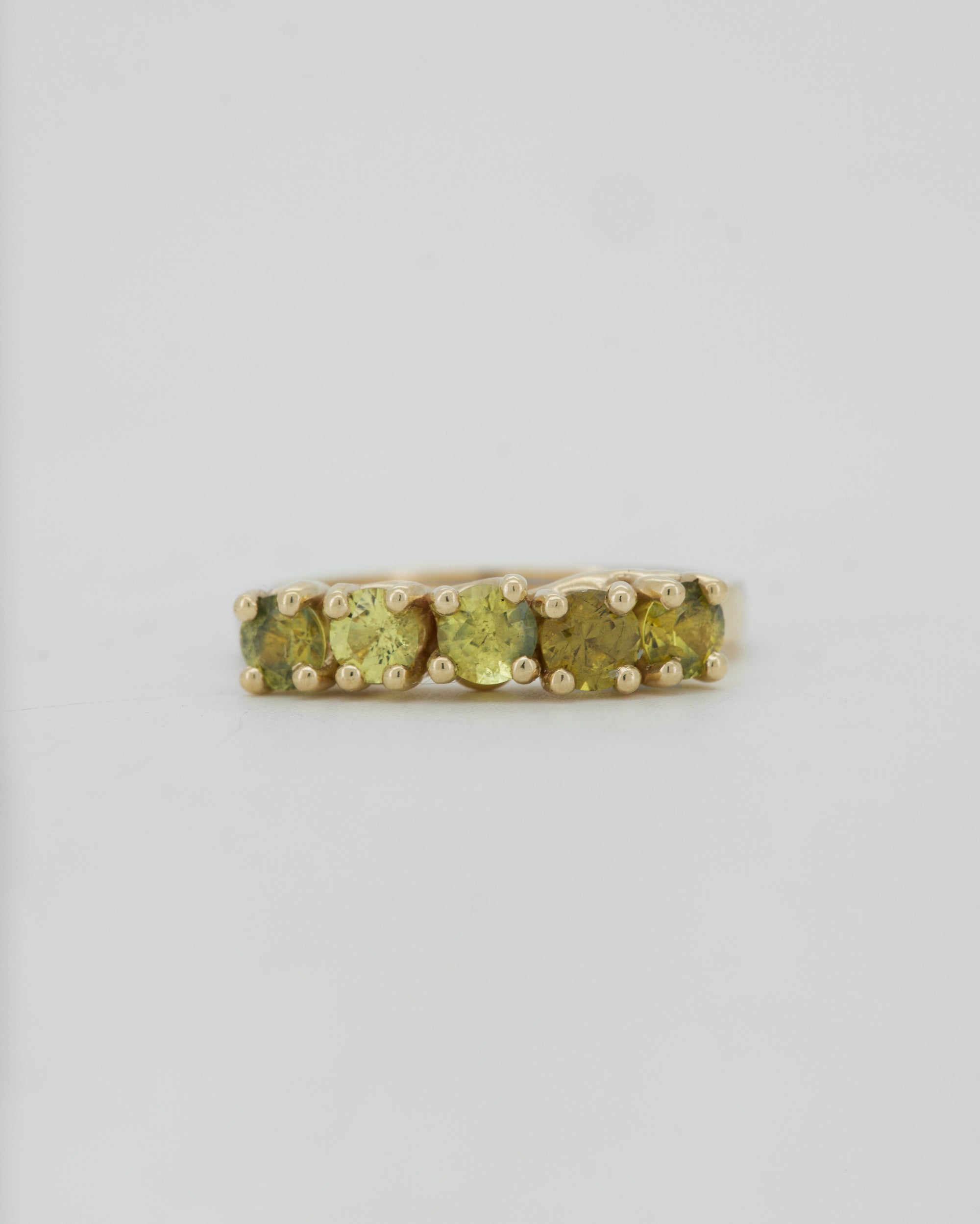 Yellow Sapphires + 9ct Yellow Gold - small