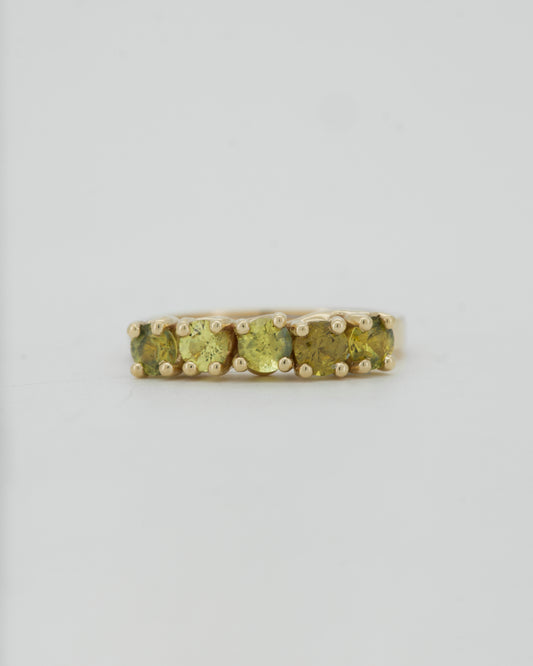 Yellow Sapphires + 9ct Yellow Gold - small