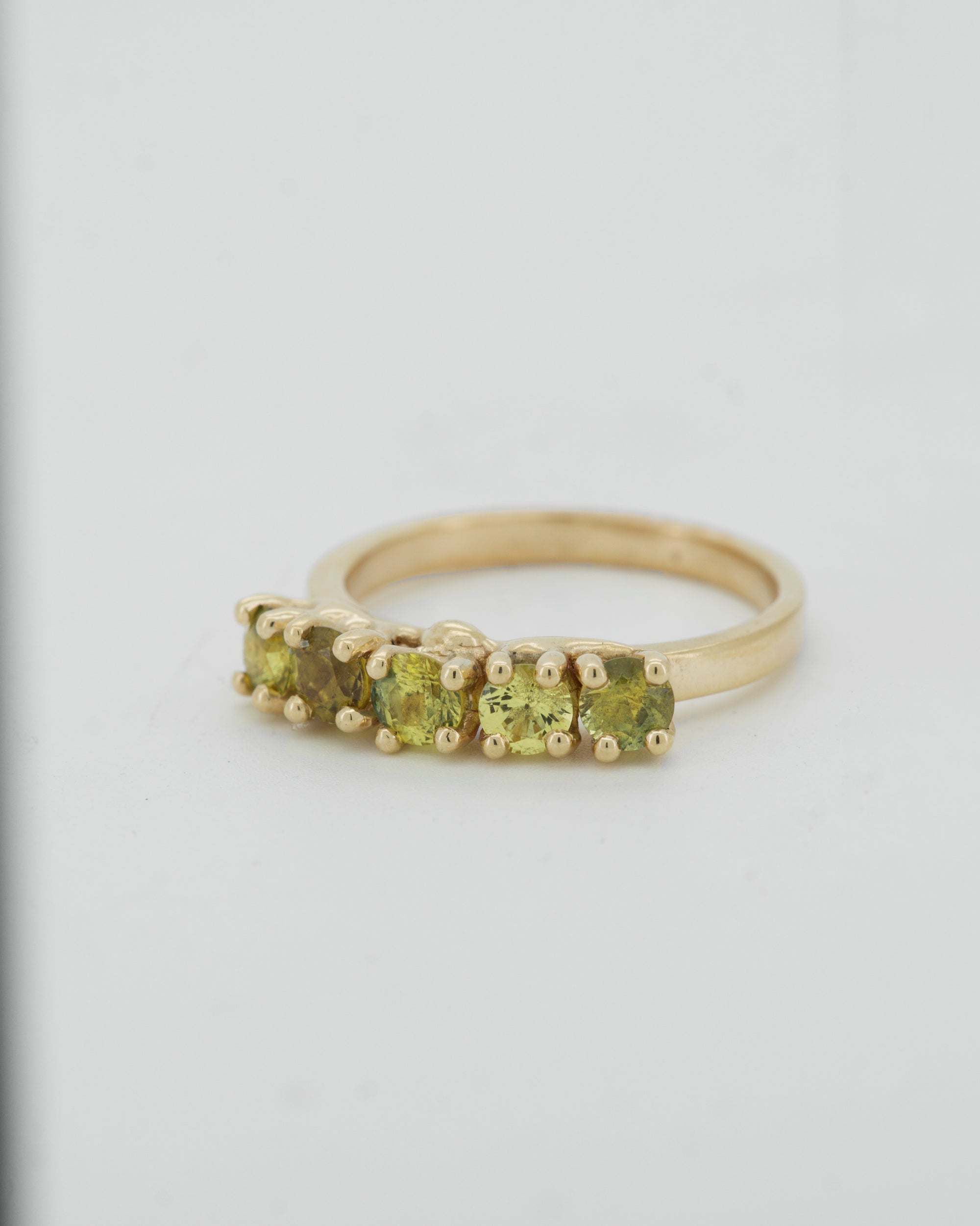 Yellow Sapphires + 9ct Yellow Gold - small