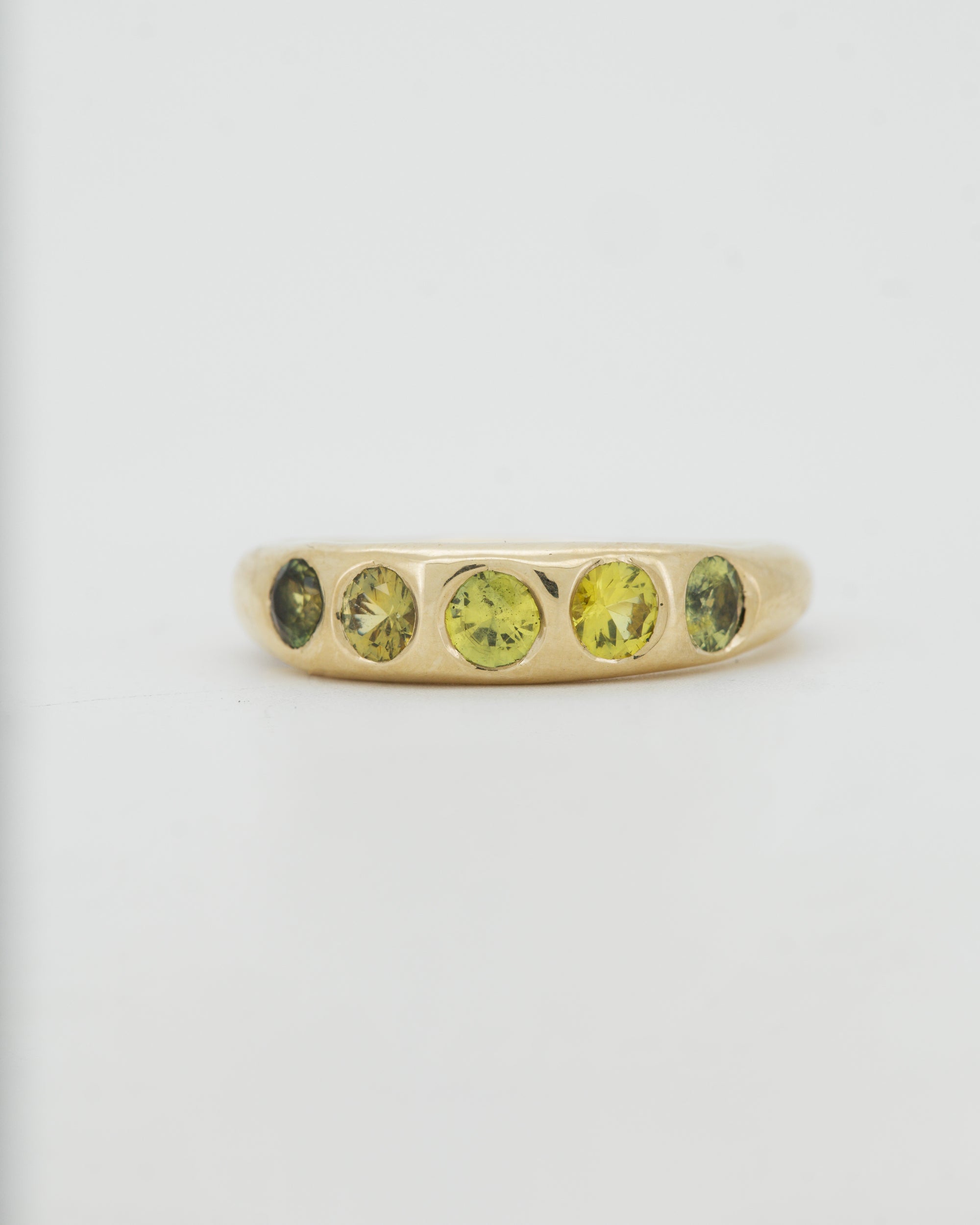 9ct yellow gold Slender Nuque + yellow sapphires