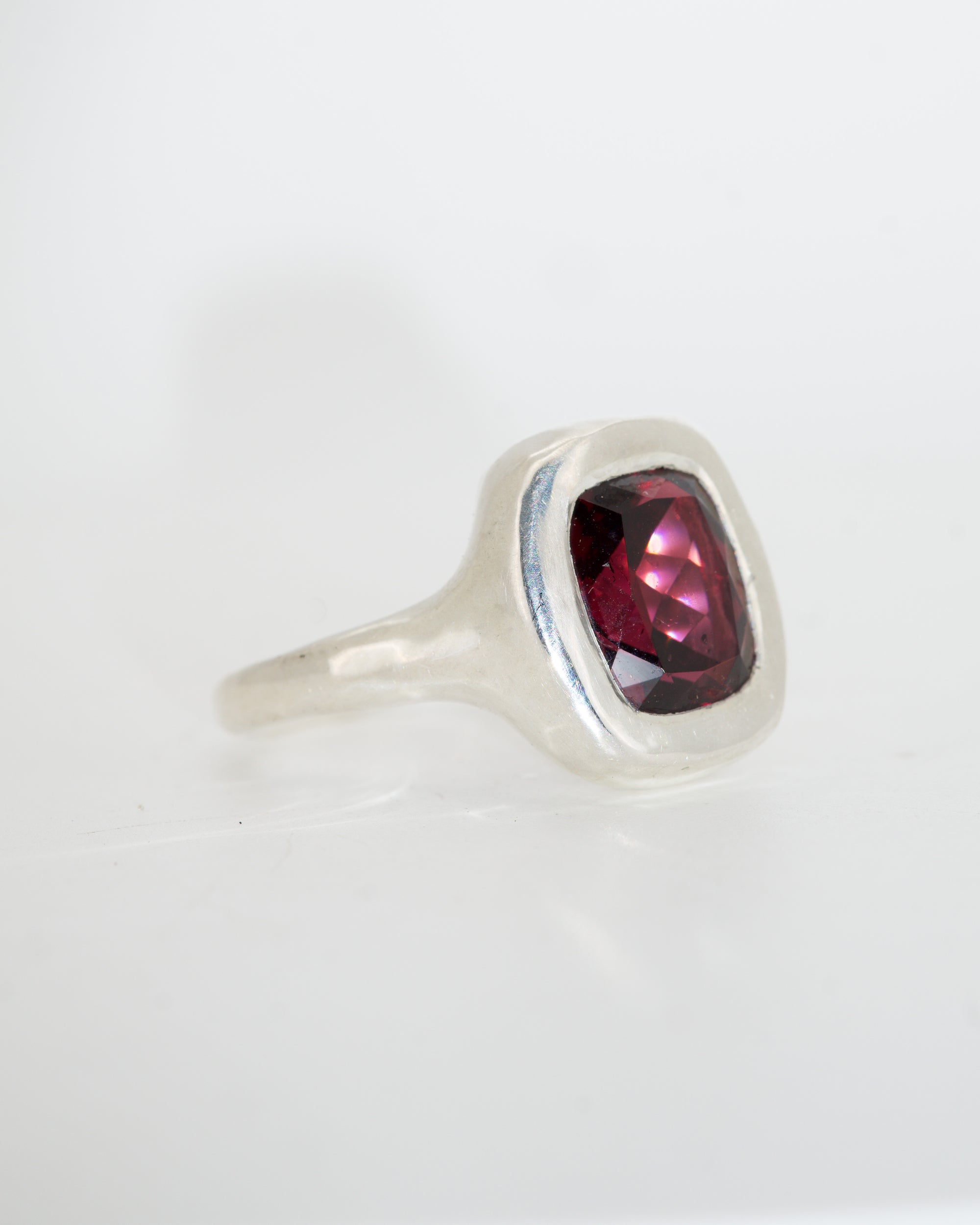Rhodolite Garnet + Sterling Silver