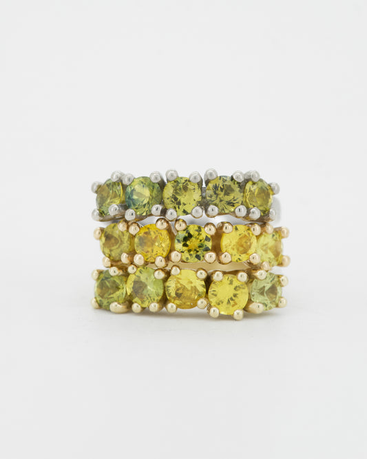 Yellow sapphires +  metal of your choice