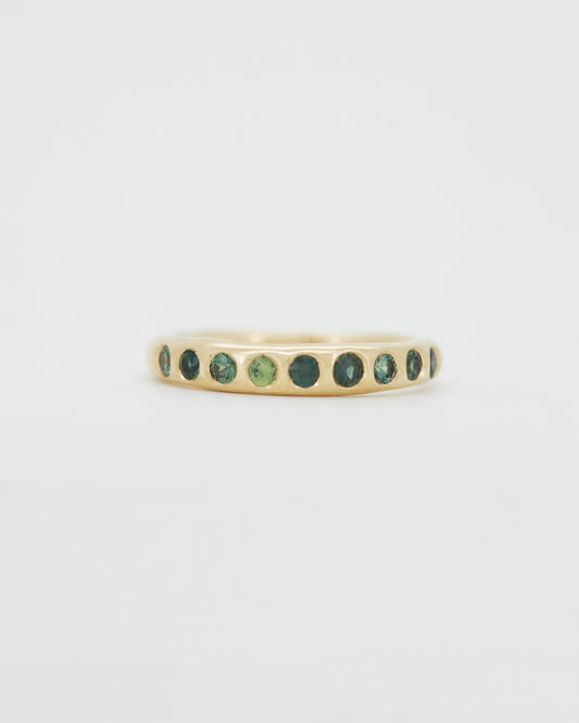Slender Slender Nuque + teal sapphires