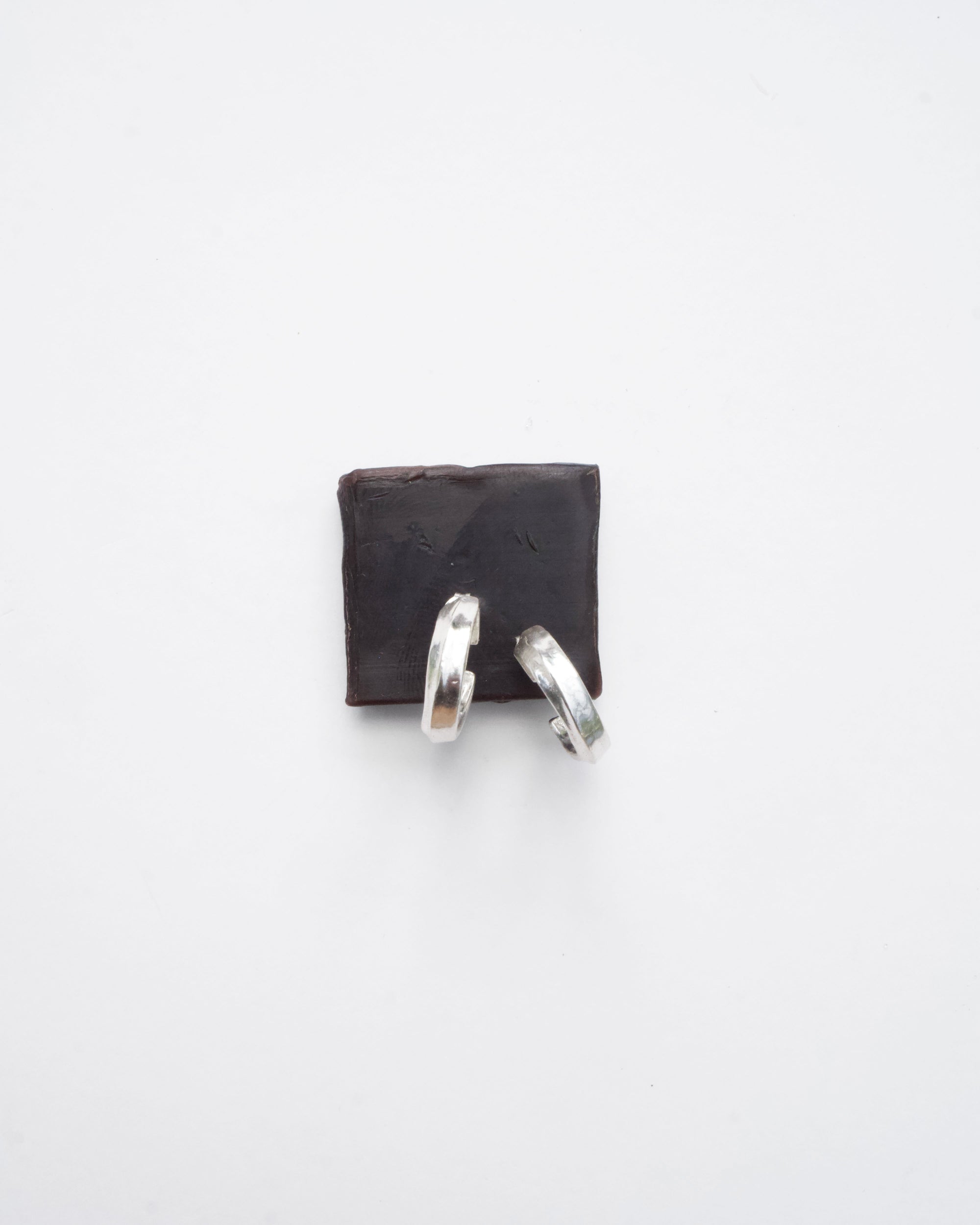 mini mini slate hoops - ready-to-send