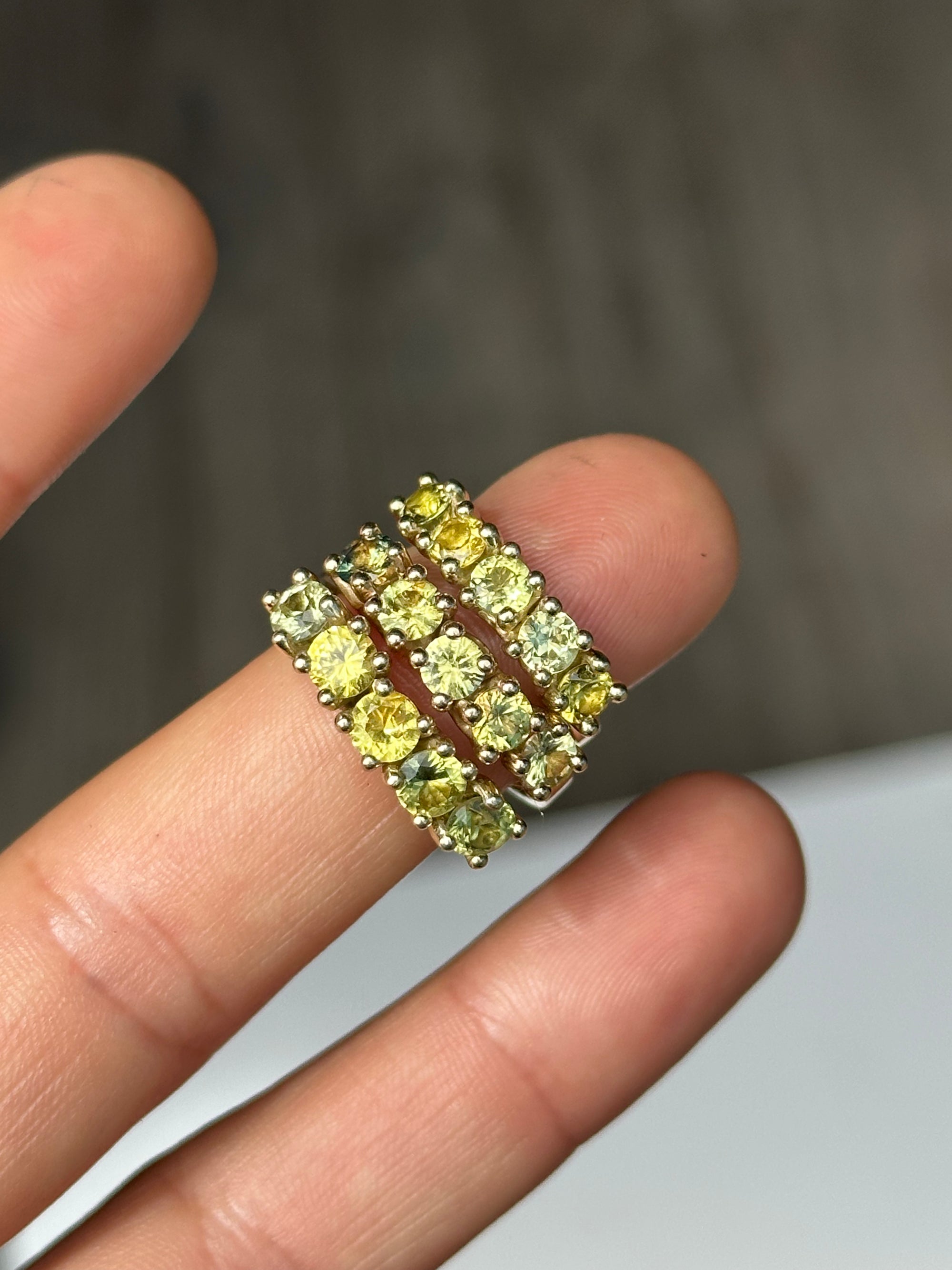 Yellow sapphires +  metal of your choice