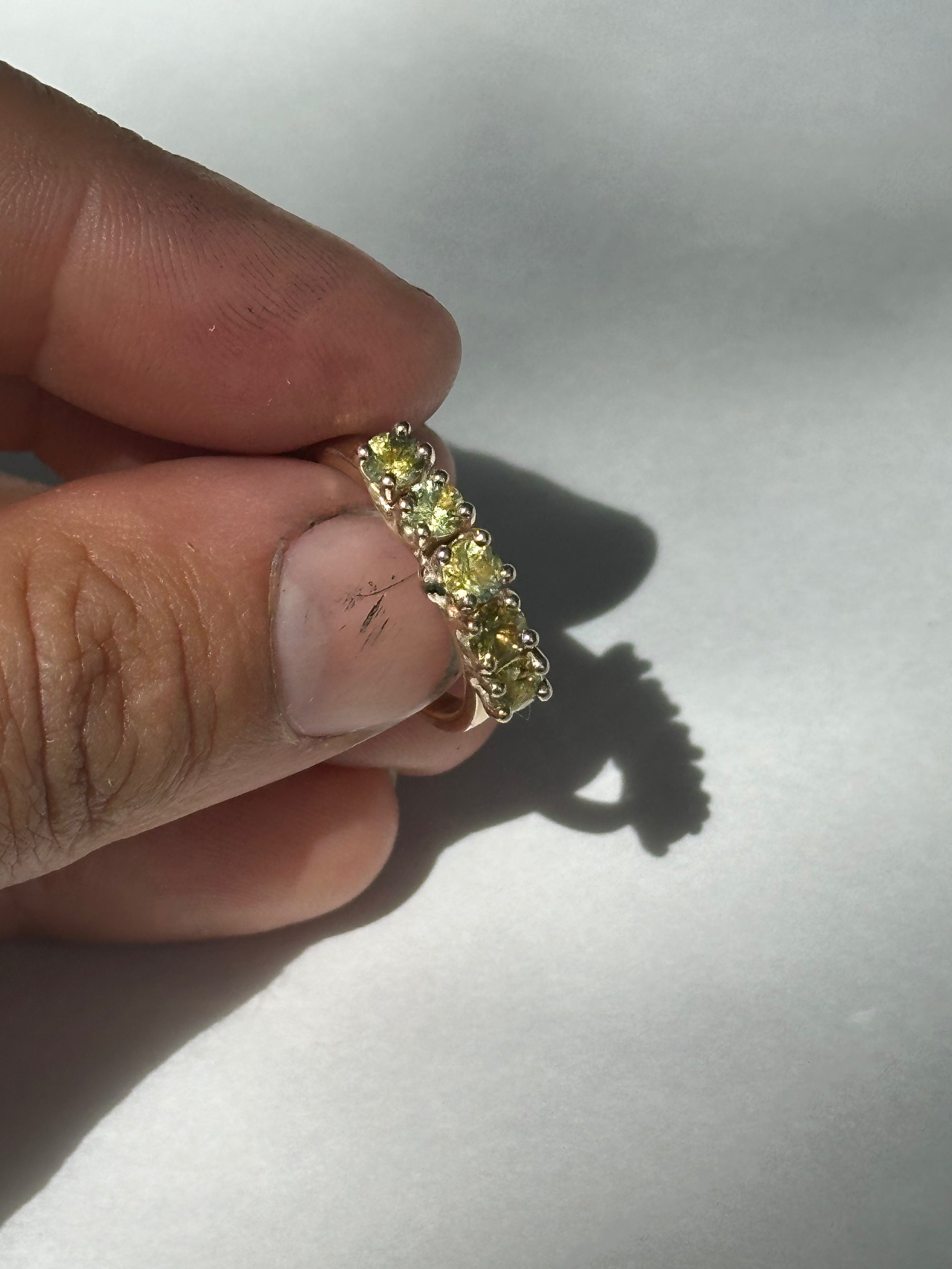 Yellow Sapphires + 9ct Yellow Gold - small