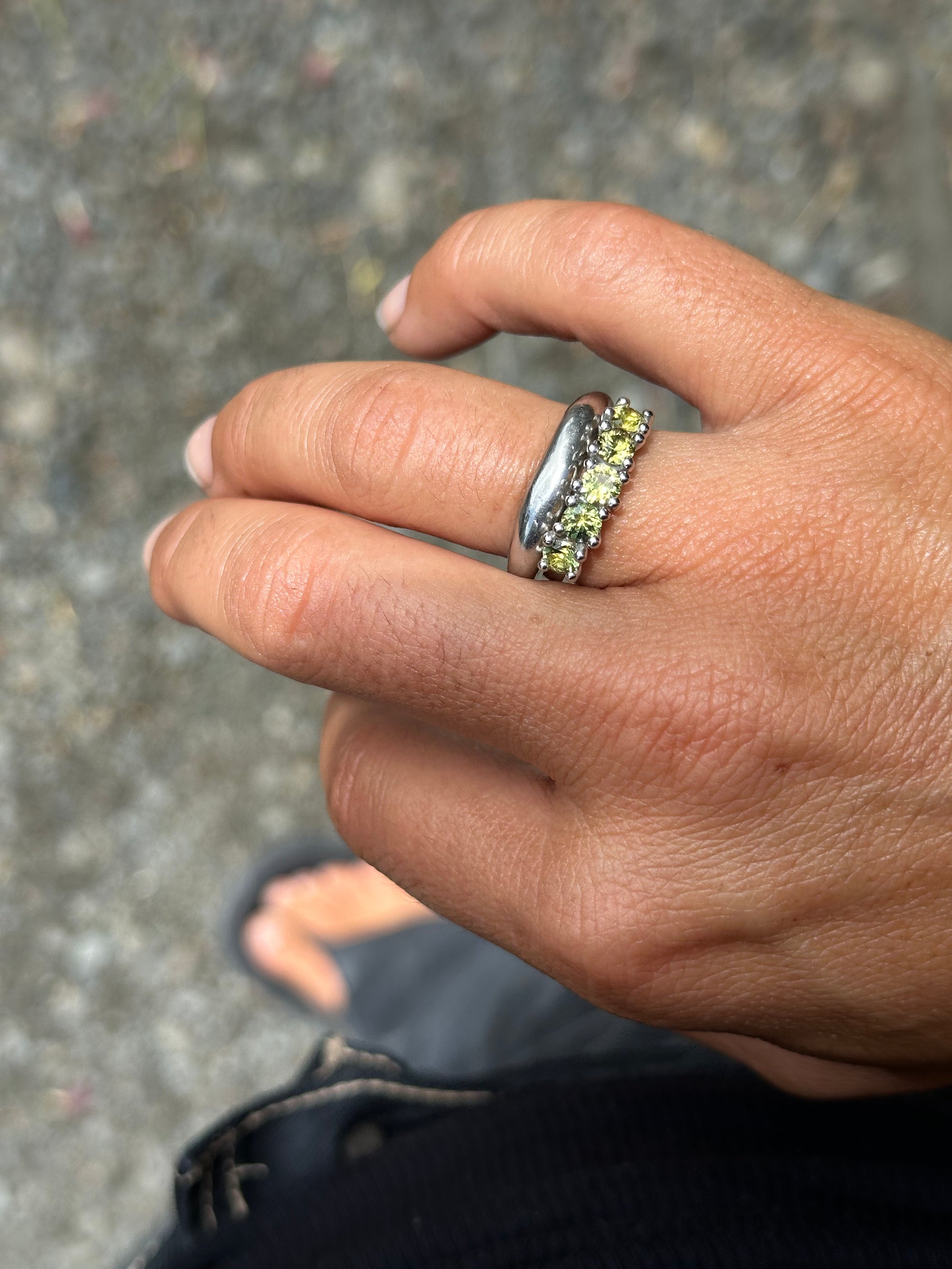 Yellow sapphires +  metal of your choice