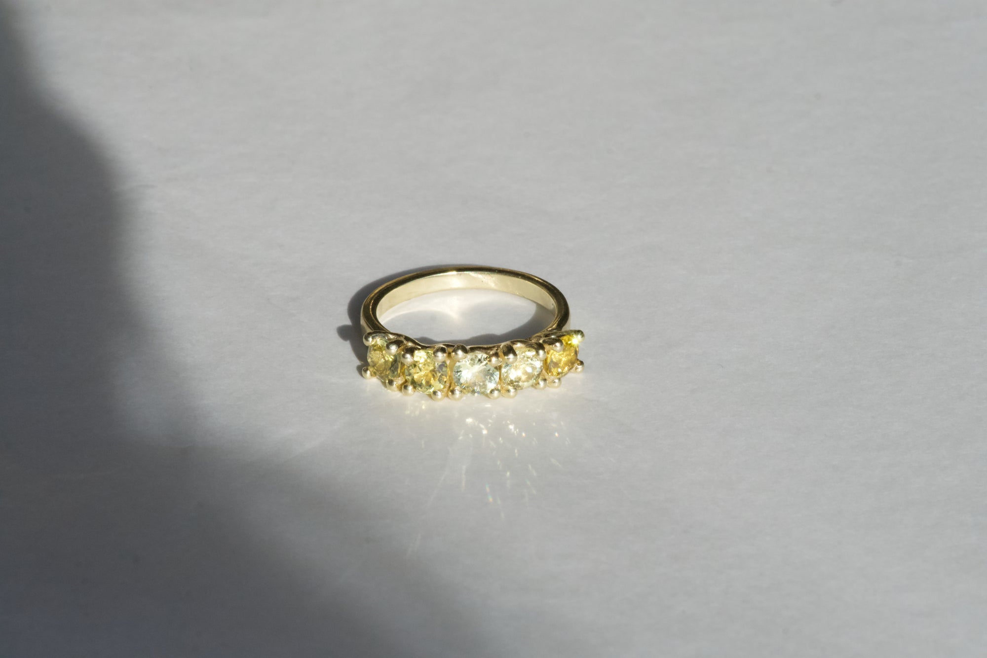 Yellow sapphires +  metal of your choice
